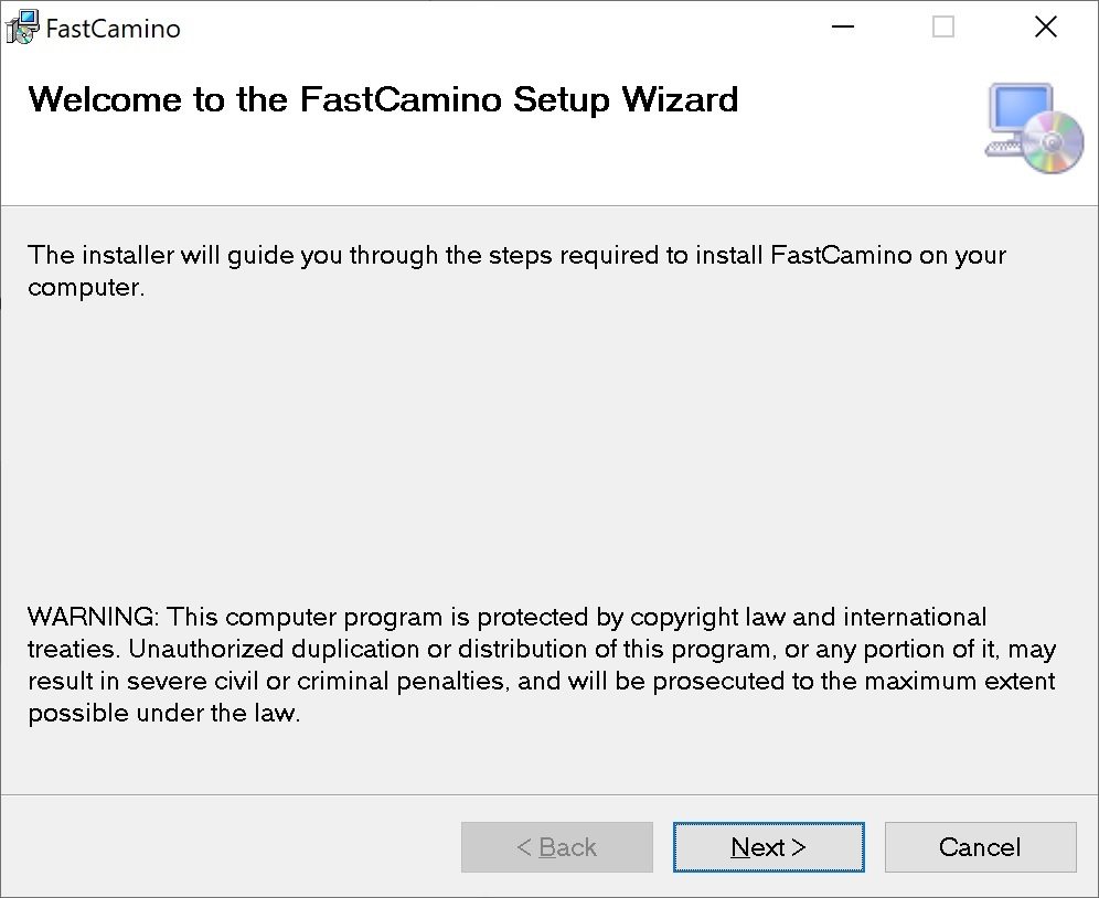 FastCamino VPN Setup Wizard